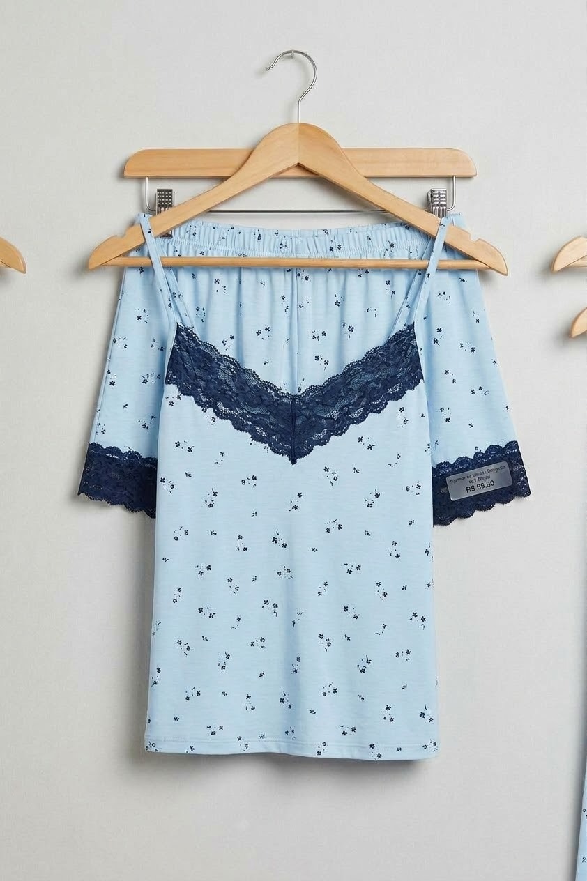 Pijama leve e fresquinho